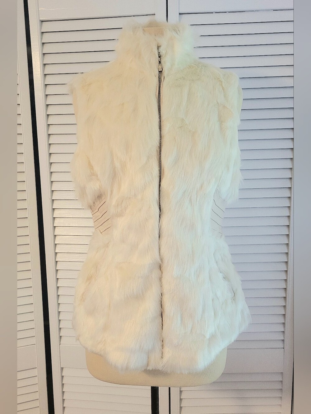 Faux Fur & Leather Vest